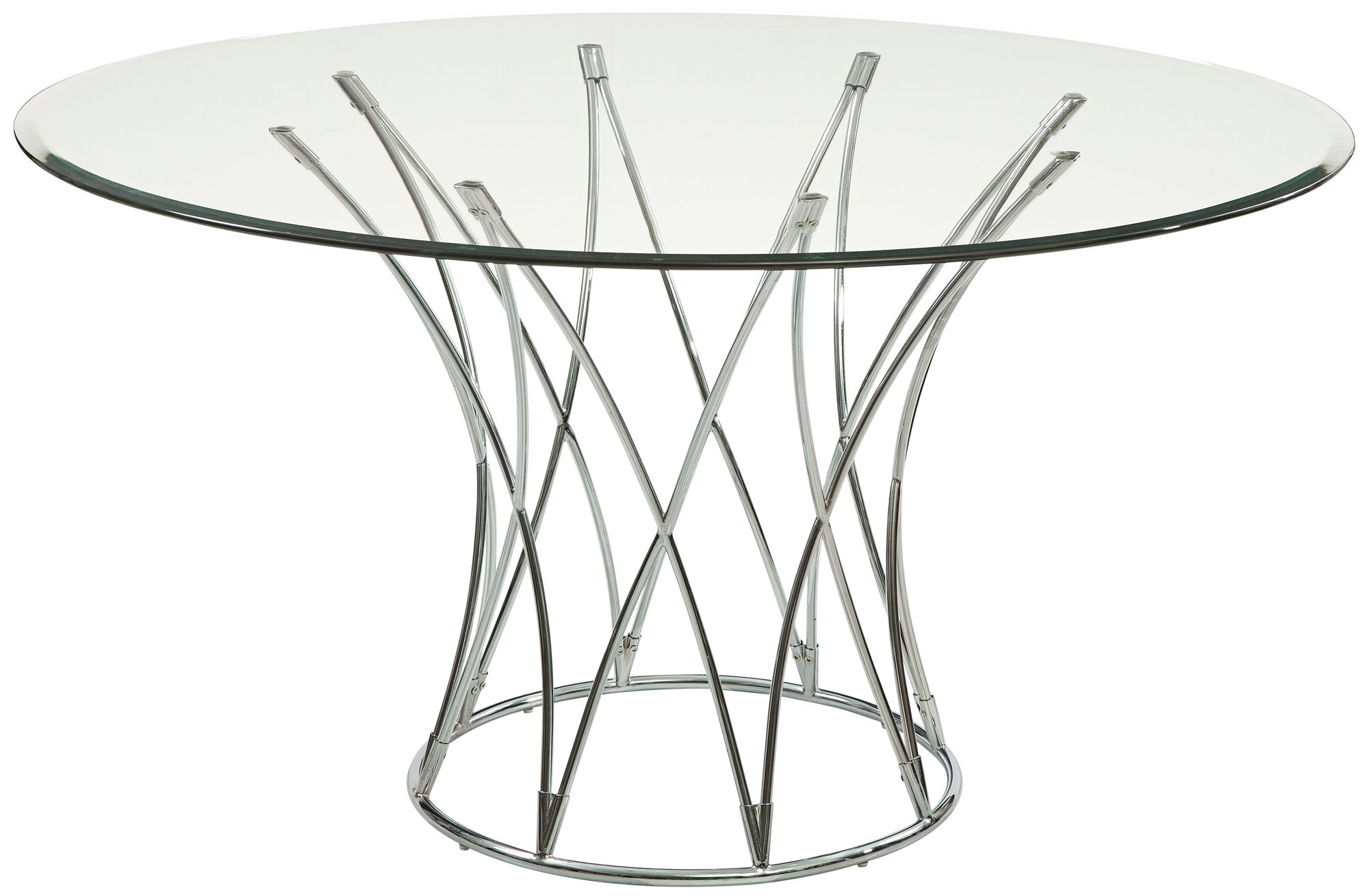 Chrome, Contemporary, Dining Tables, Tables Lamps Plus