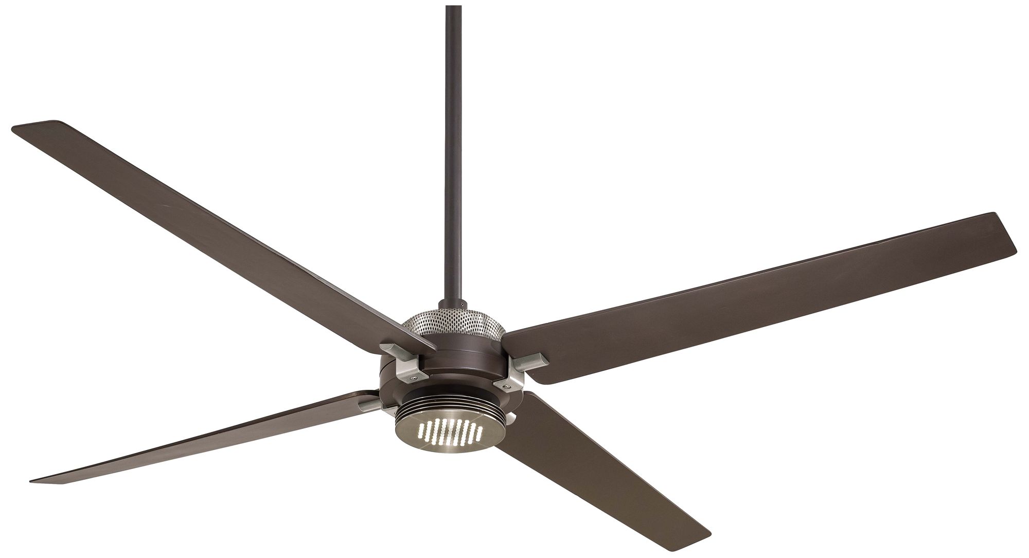 60" Minka Aire Spectre Bronze Nickel LED Ceiling Fan