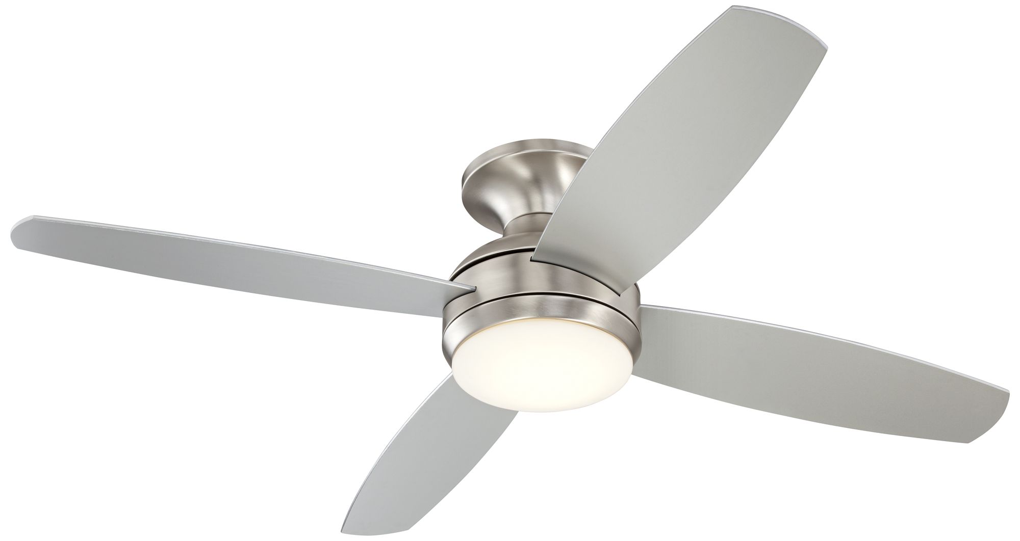 52" Casa Elite Brushed Nickel LED Hugger Ceiling Fan 8Y397 Lamps Plus