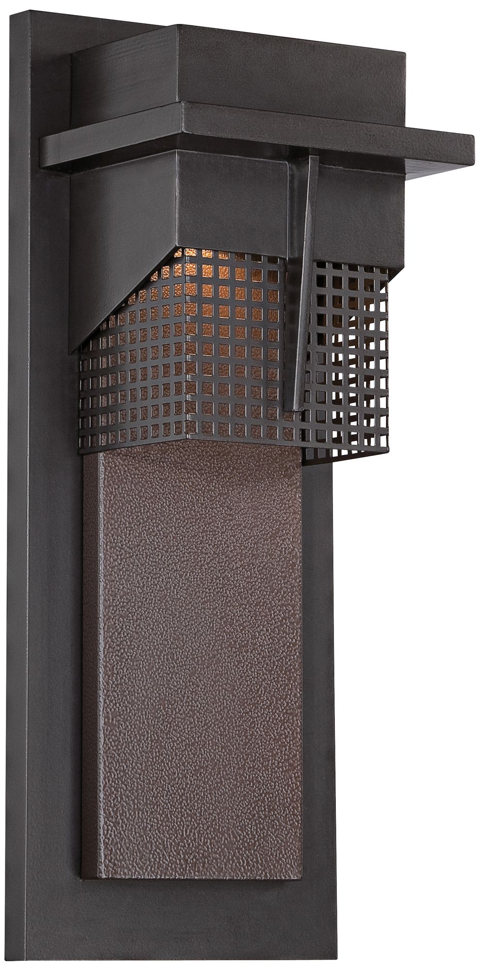 Beacon 15 1/2" High LED Burnished Bronze Outdoor Wall Light 8Y617