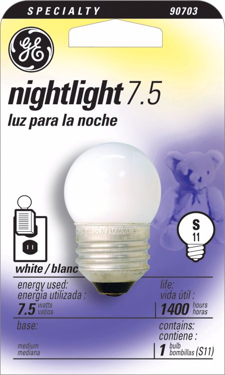 GE 7.5 Watt Night Light Bulb 90703 Lamps Plus