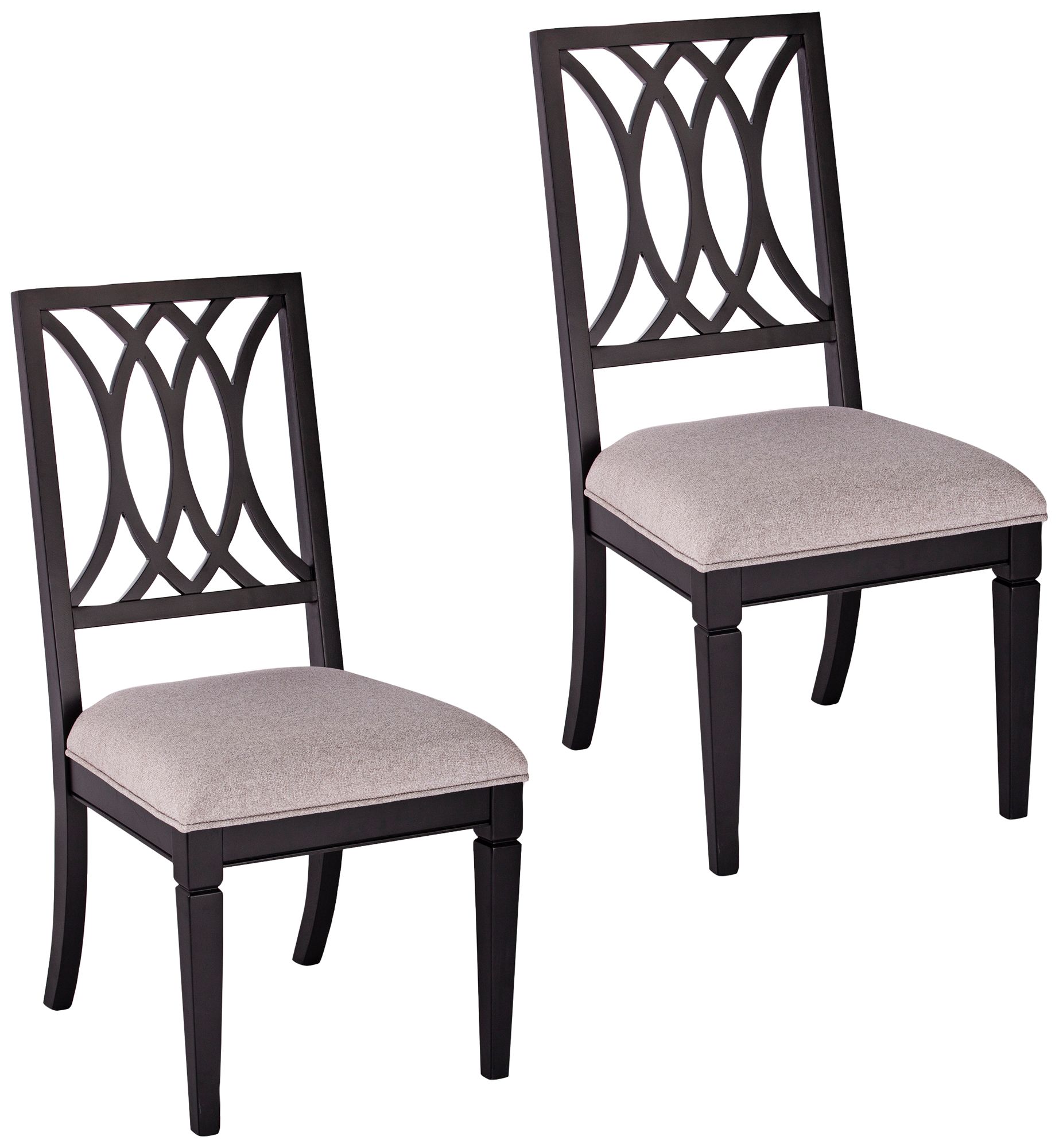 Brantingham Black and Gray Wood Dining Chairs Set of 2 90X07 Lamps