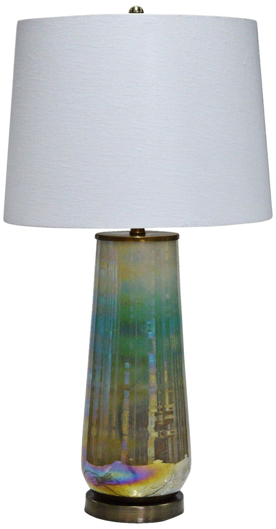 Rowan Iridescent MultiColor Glass Table Lamp 91P13 Lamps Plus