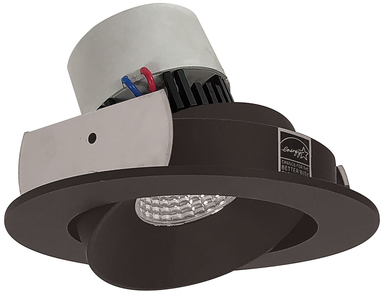 Pearl 4" Bronze 4000K LED Round Cone Regress Retrofit Trim 94T90