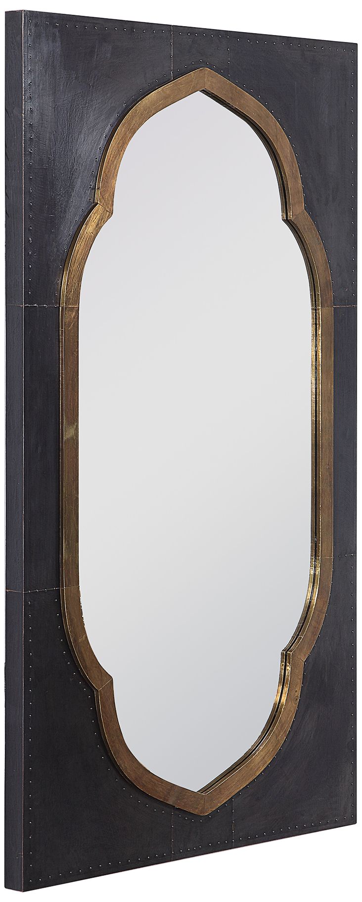 Uttermost Shanti Dark Bronze 28 1/4" x 48" Wall Mirror 95W25 Lamps