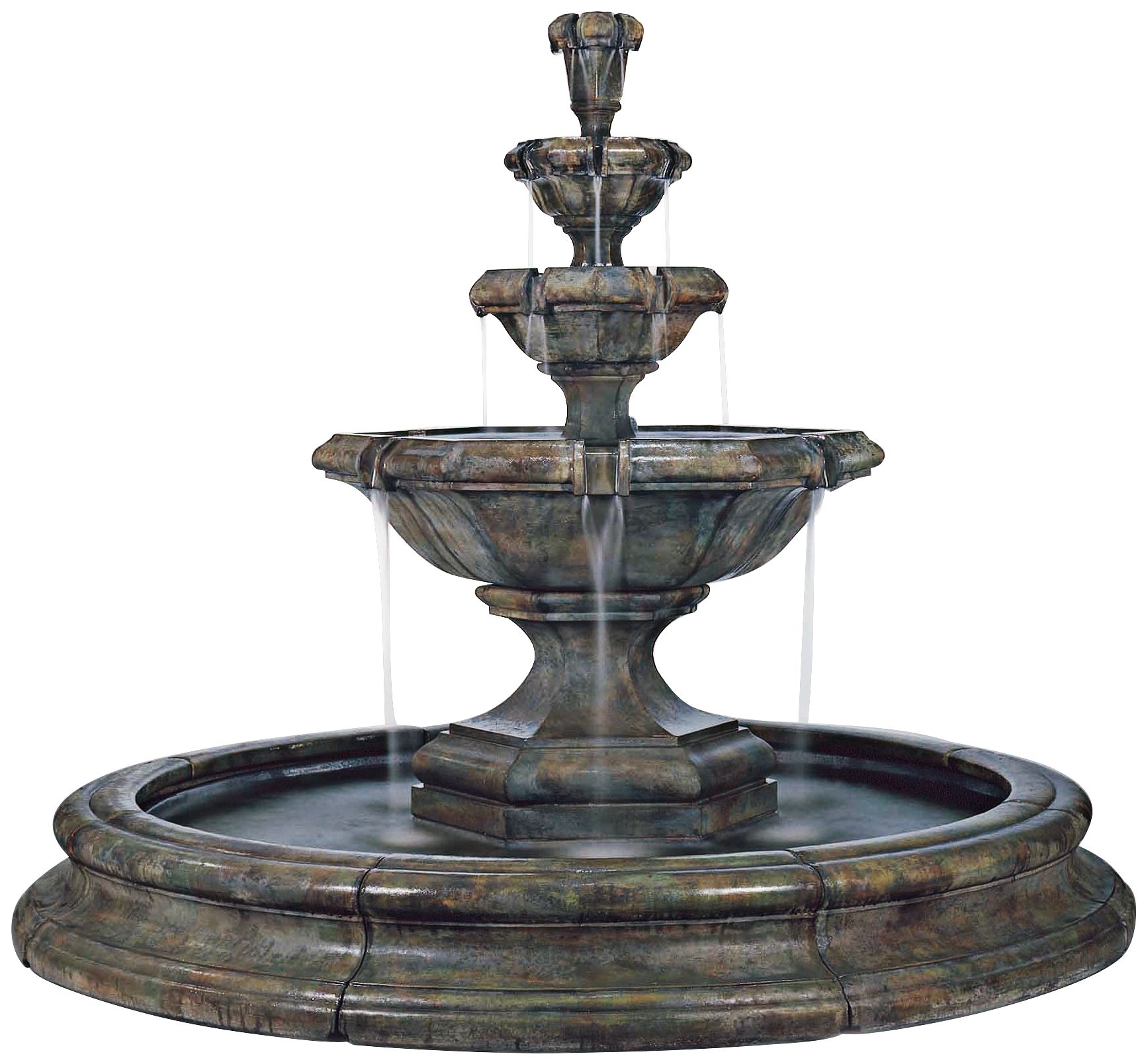 Henri Studio 79 1/2" High Grande Kensington 3Tier Fountain 98769