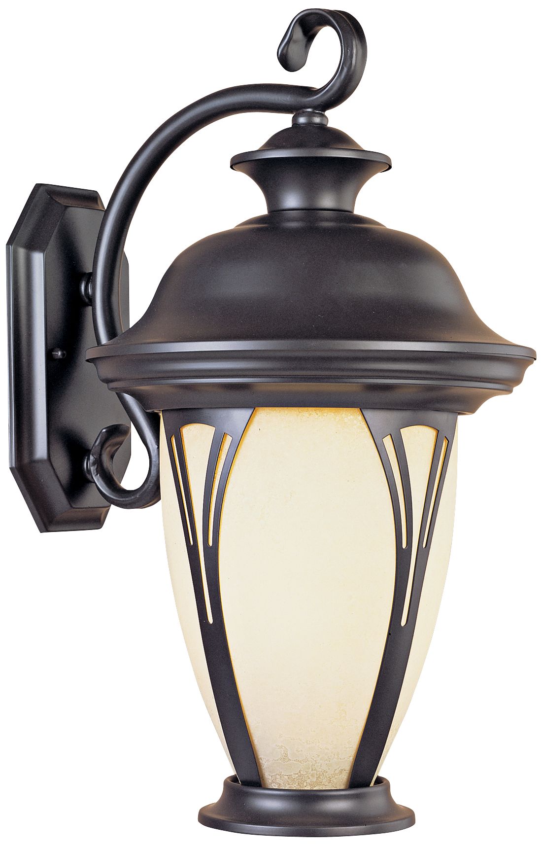 Westchester 12 3/4" High Amber Glass Outdoor Wall Light 98823