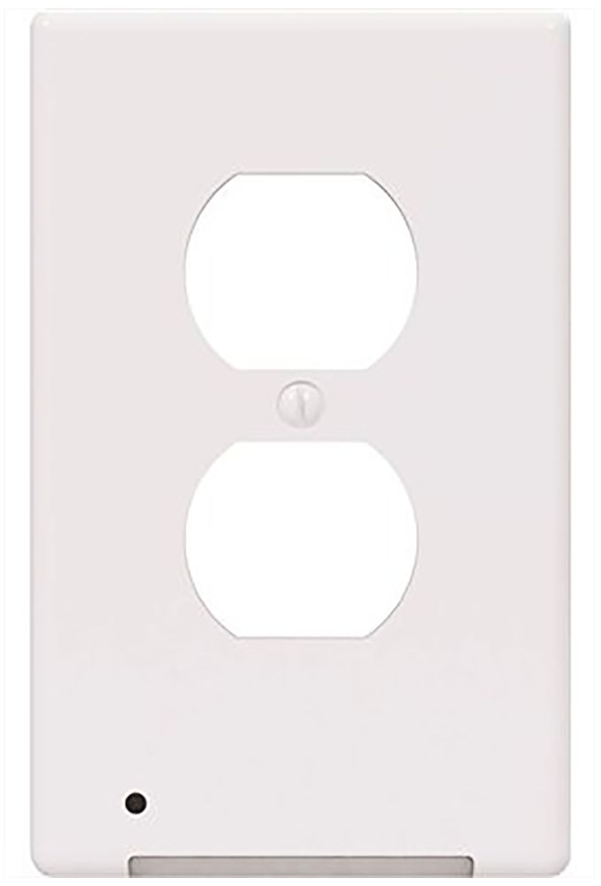 LumiCover Core Classic White 1Gang Night Light Wall Plate 98J13
