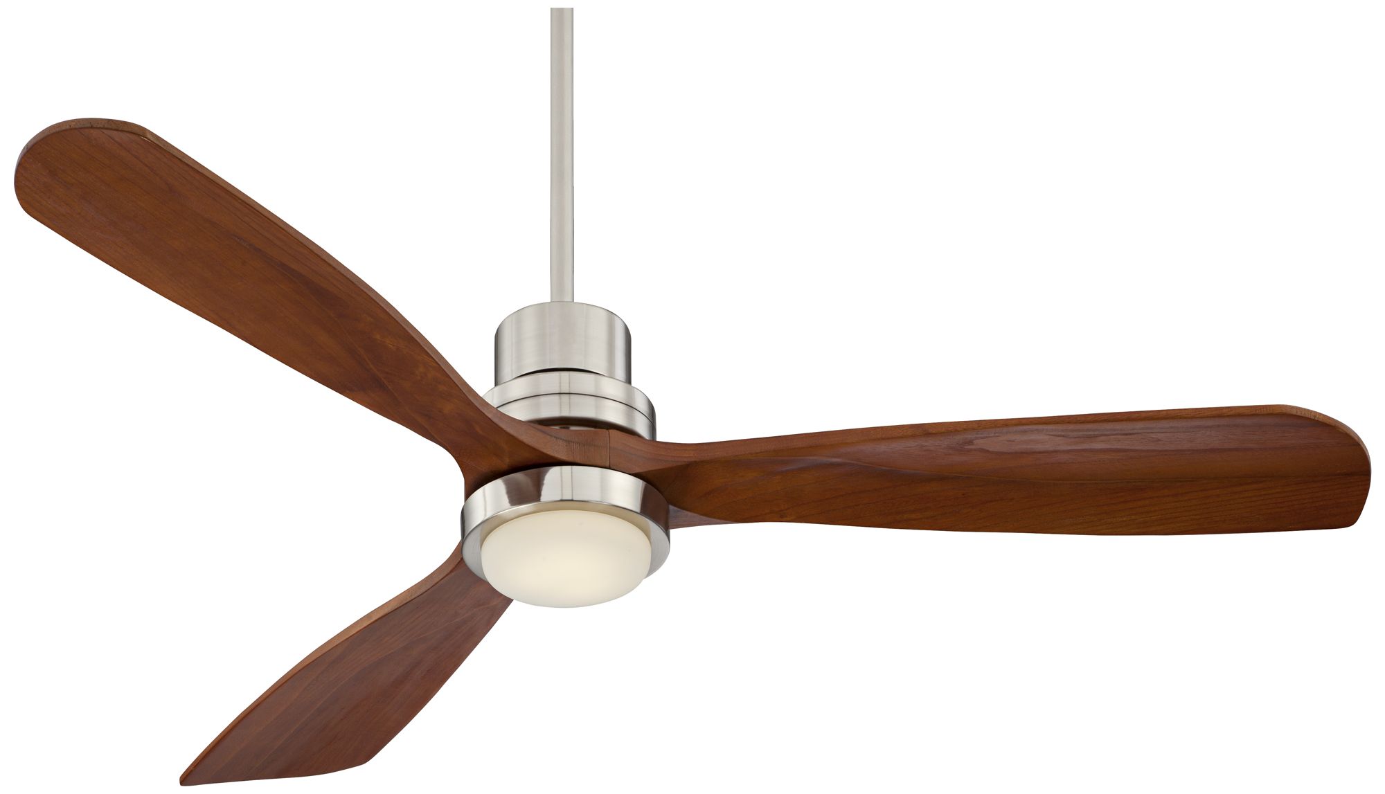 52" Casa DeltaWing Brushed Nickel LED Ceiling Fan 9C733 Lamps Plus