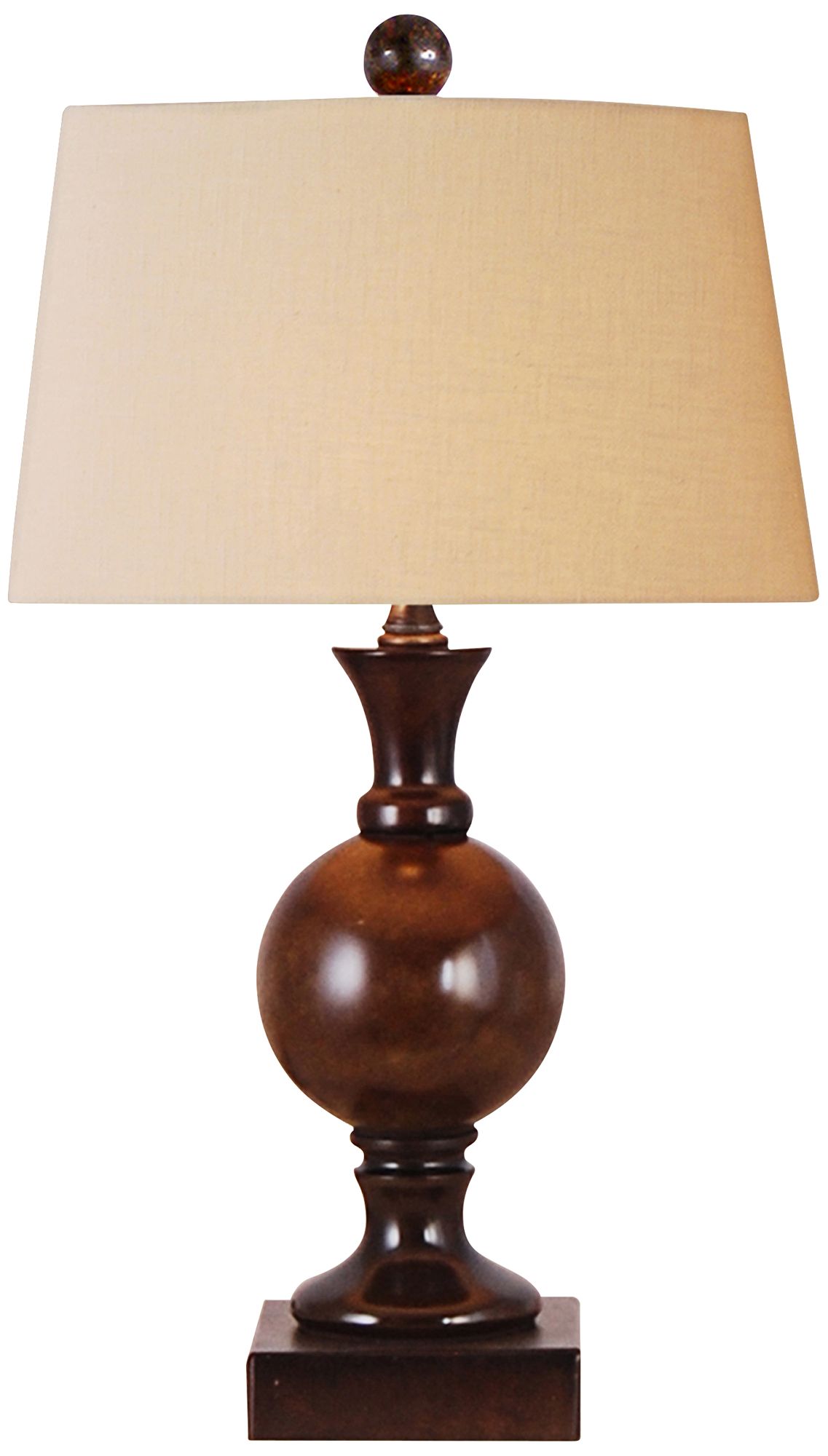 Jade Sphere 18" High Small Bronze Table Lamp 9K586 Lamps Plus