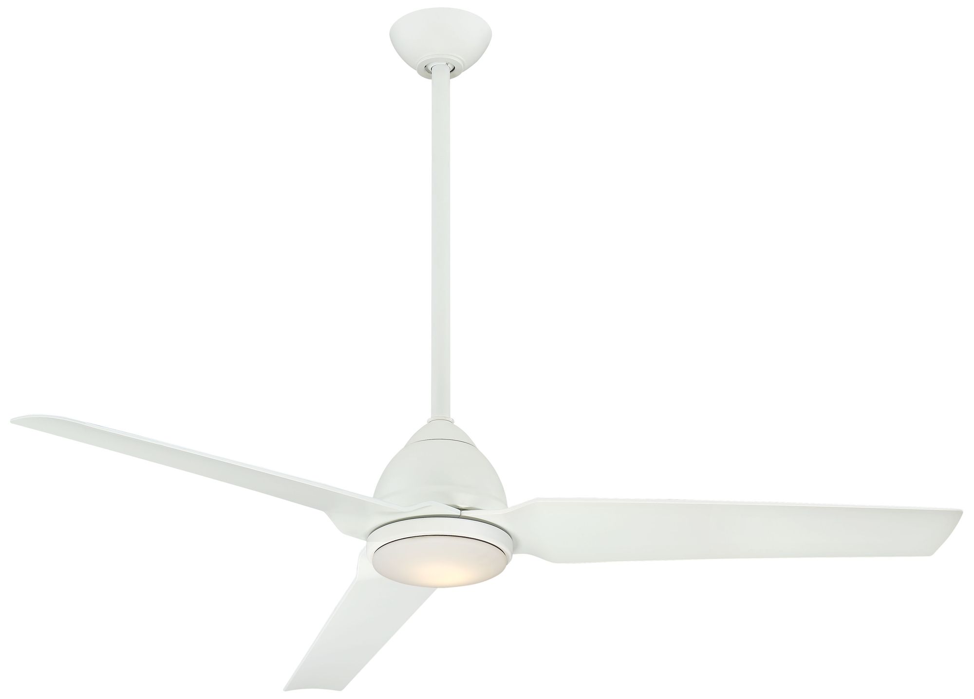 54" Minka Aire Java Flat White LED Ceiling Fan 9N886 Lamps Plus
