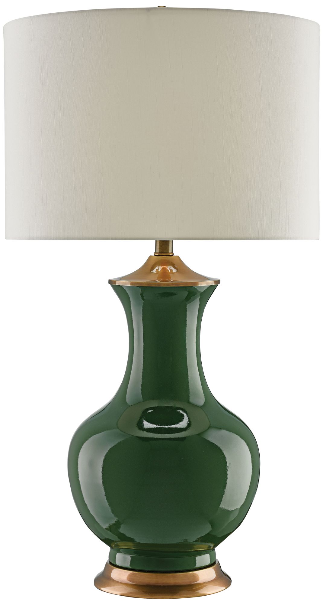 Currey and Company Lilou Green Ceramic Table Lamp 9R009 Lamps Plus