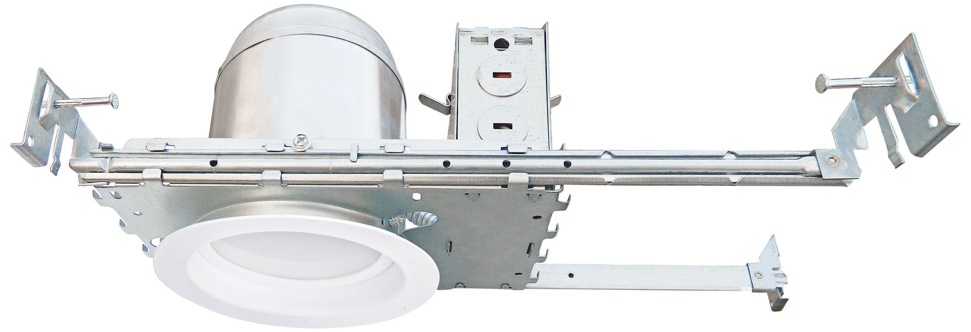 4" White Baffle New Construction 10W LED Complete Trim Kit 9R022