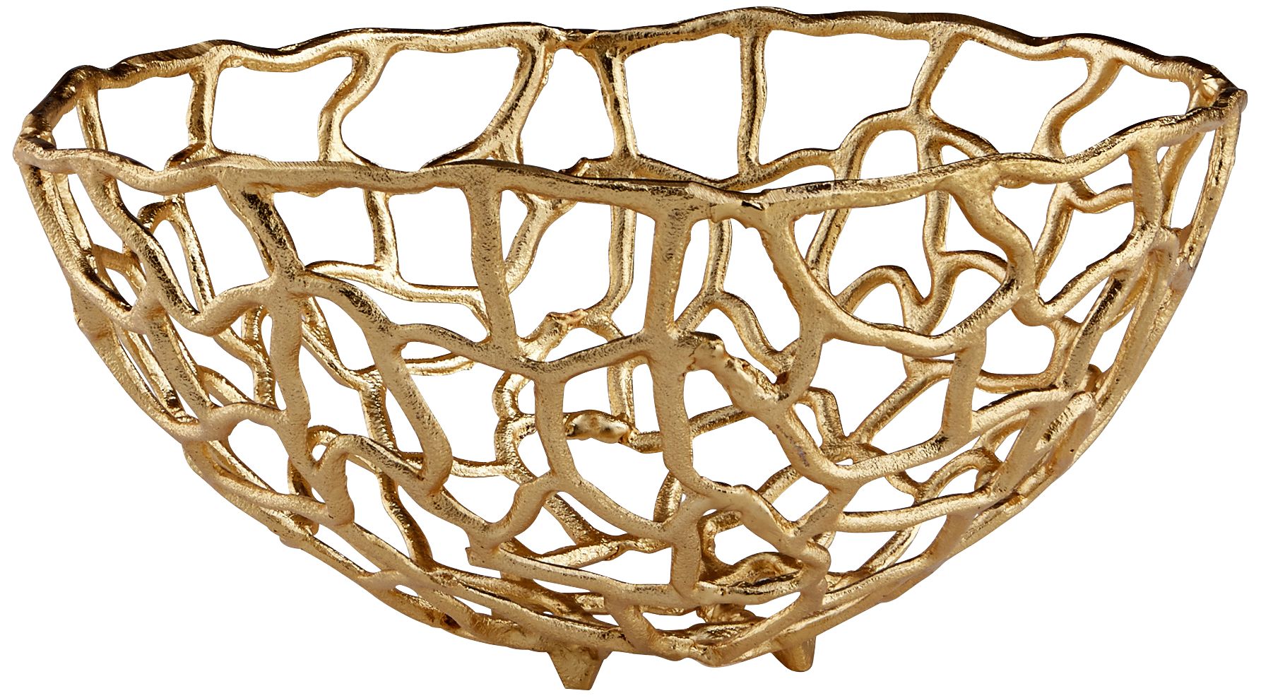 Enigma 15" Wide Gold Finish Modern Decorative Bowl 9T287 Lamps Plus