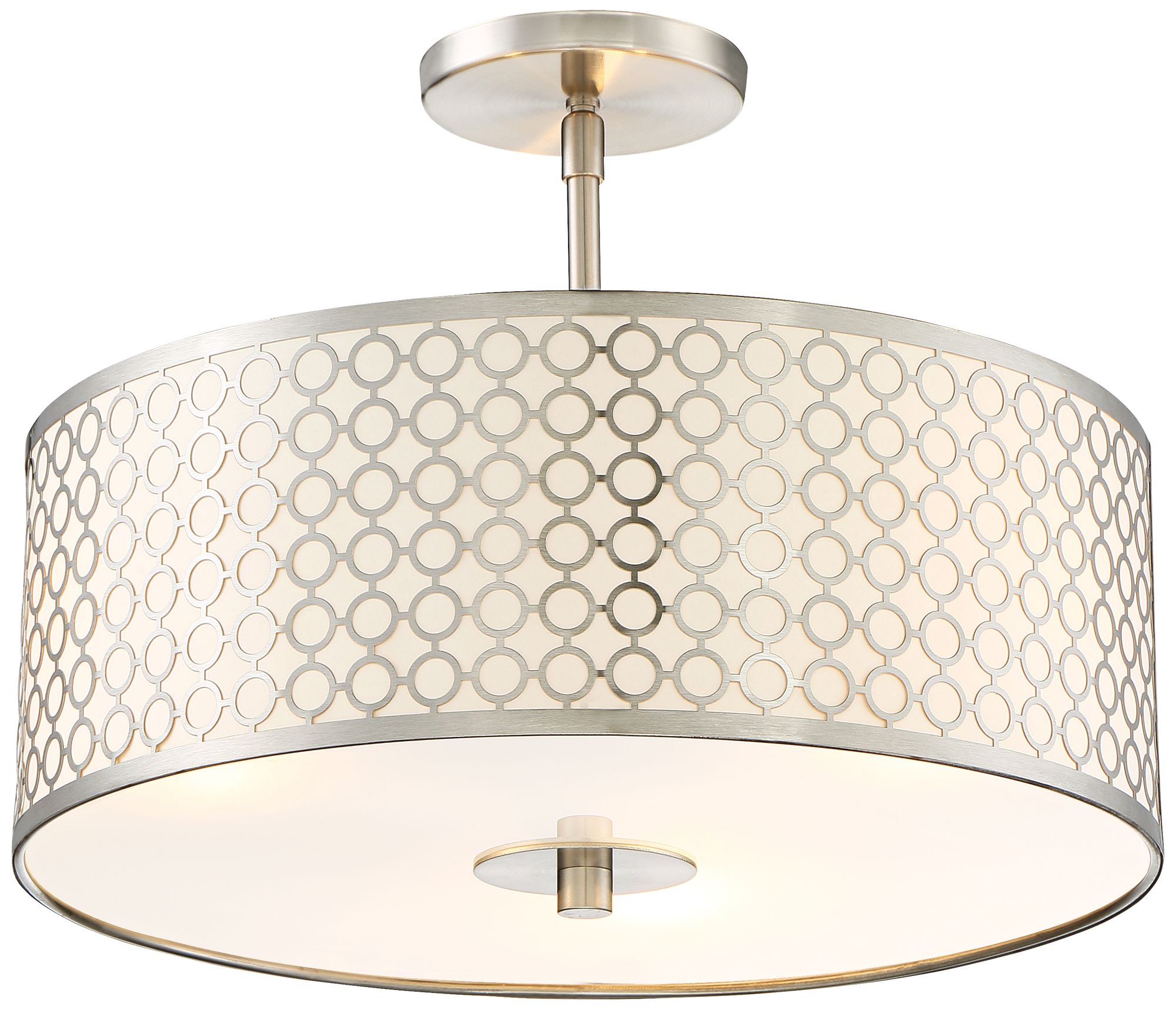 Kovacs Dots 3Light 16" Wide Nickel Ceiling Light 9W424