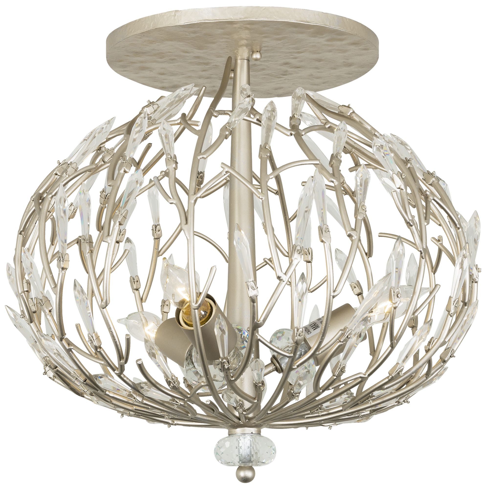 Varaluz Bask 18" Wide 3Light Gold Dust Ceiling Light 9Y086 Lamps Plus