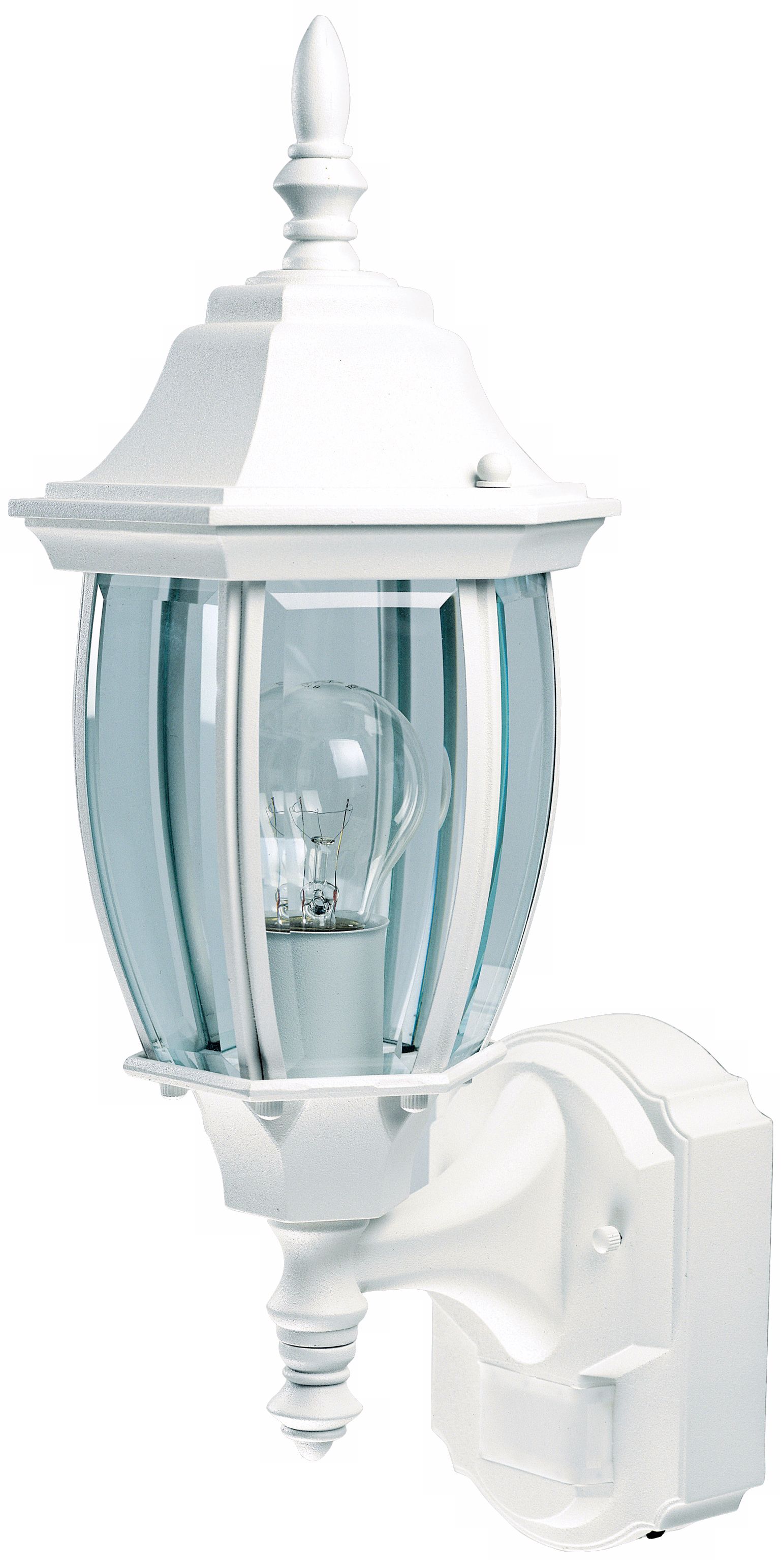 Alexandria 18 1/2" High Motion Sensor Outdoor Light in White H7005