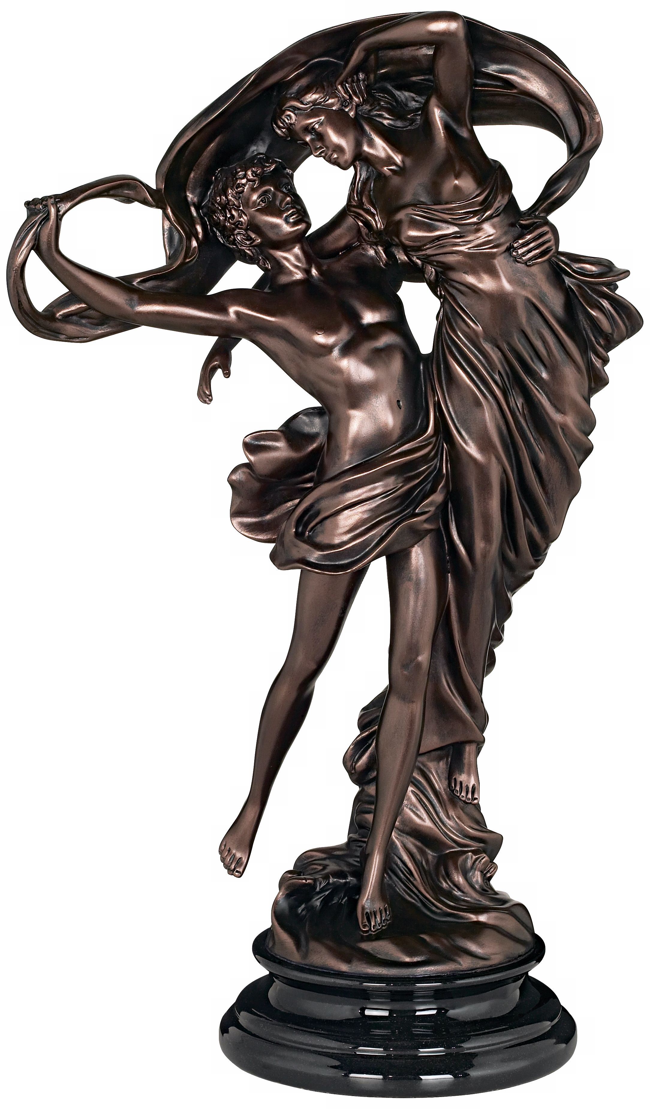 Floating Dancing Couple Bronze Finish 25 3/4" High Sculpture M0501