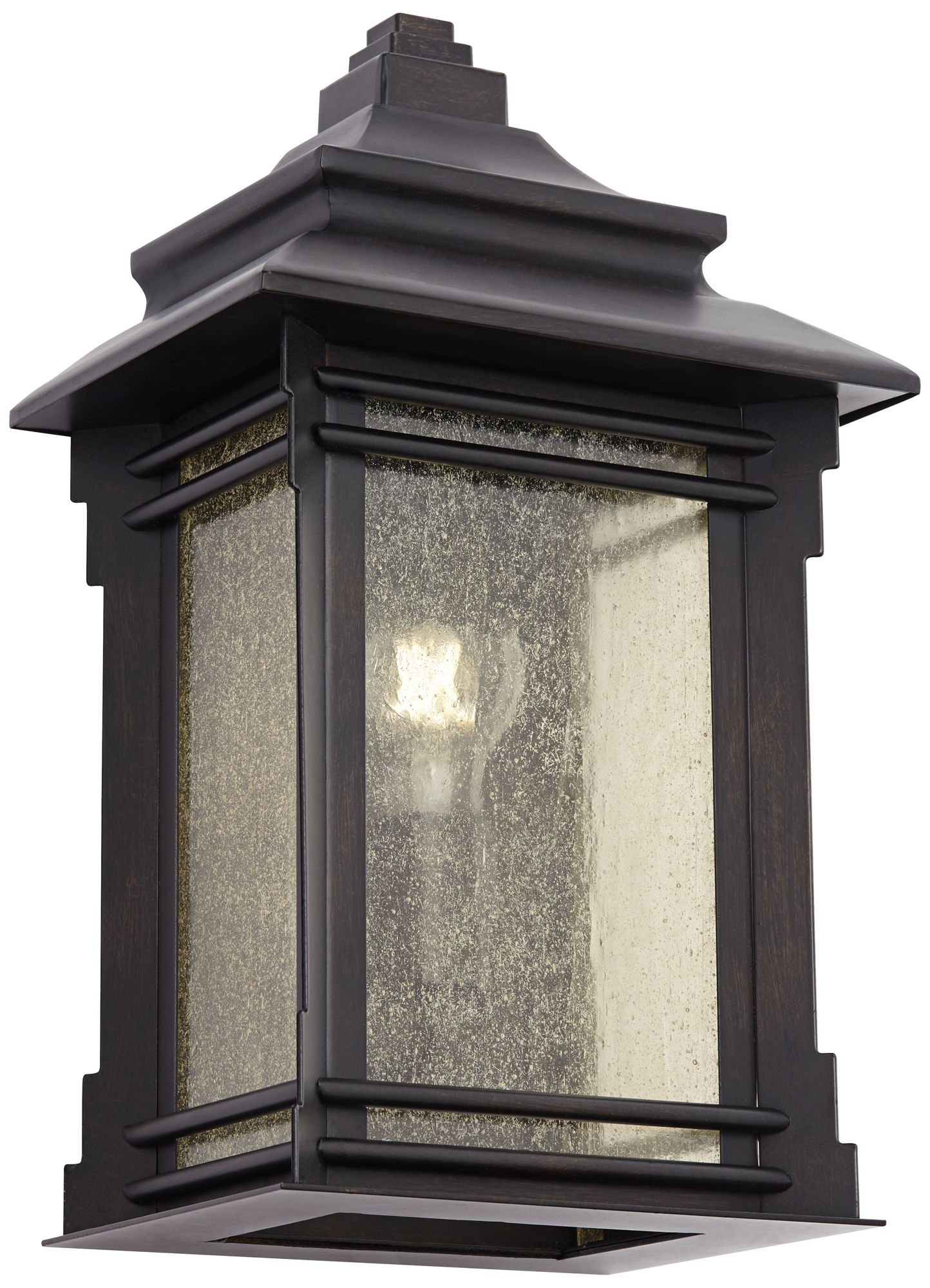 Hickory Point 16 1/2" High Bronze Outdoor Pocket Wall Light N8951
