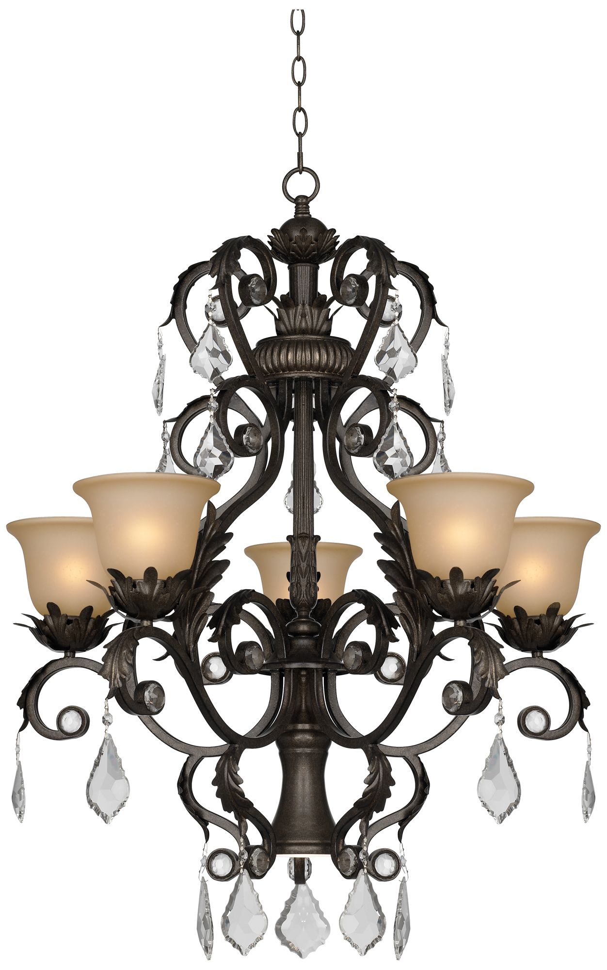 Kathy Ireland Ramas de Luces Bronze 31" Wide Chandelier 736101408758 eBay