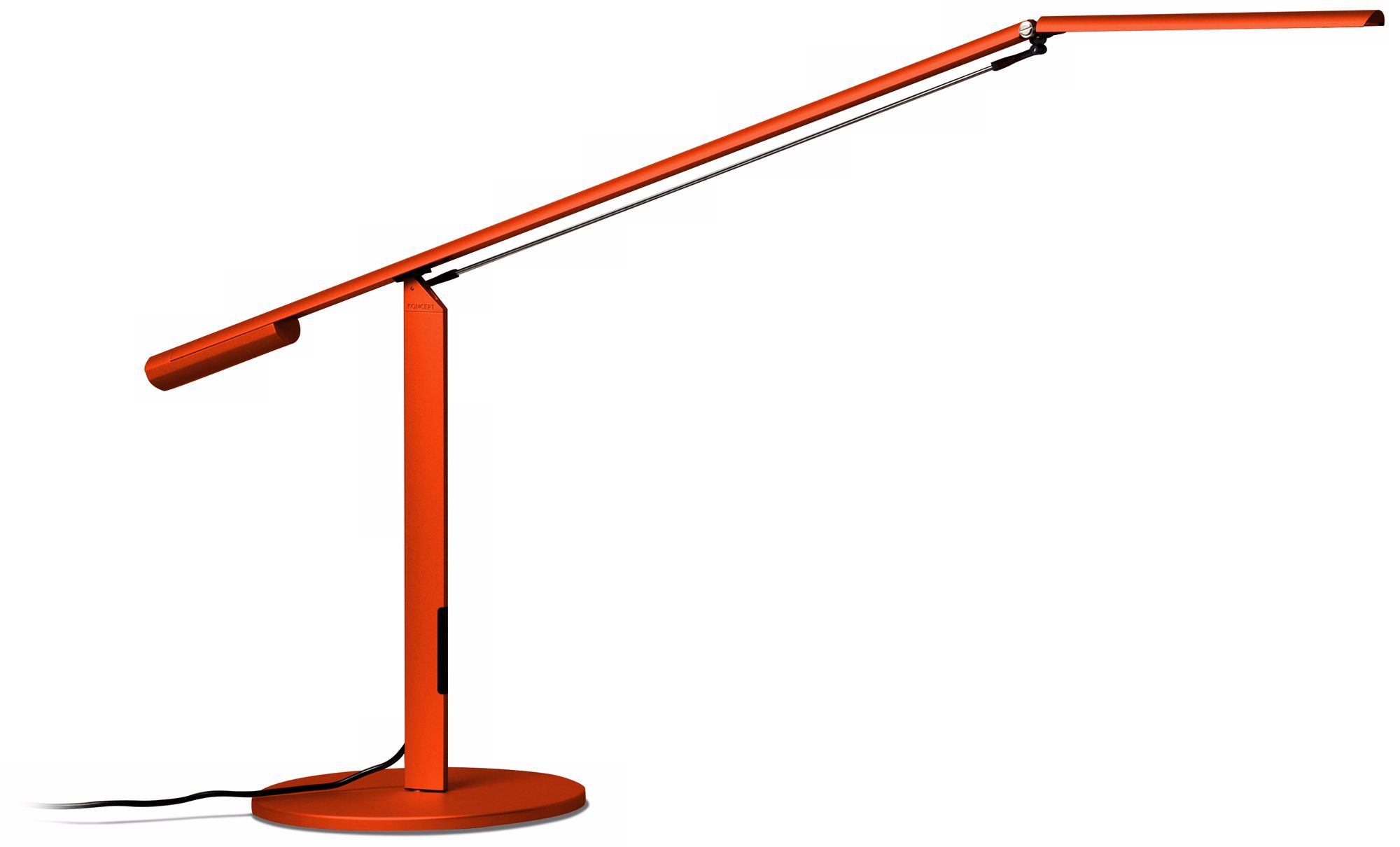 Gen 3 Equo Warm Light LED Orange Desk Lamp with Touch Dimmer R5789
