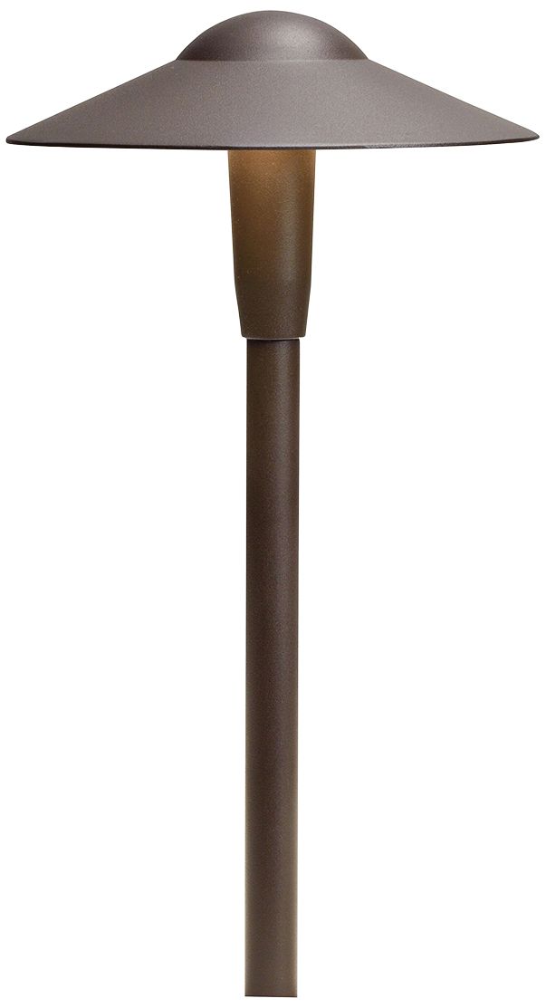 Kichler Landscape 16" High 3000K LED Bronze Dome Path Light T3412