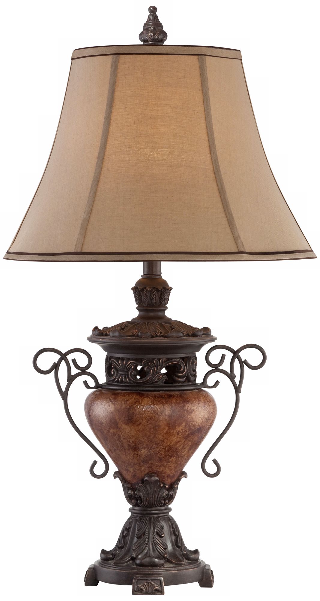 Large Bronze Crackle Urn Table Lamp T4572 Lamps Plus
