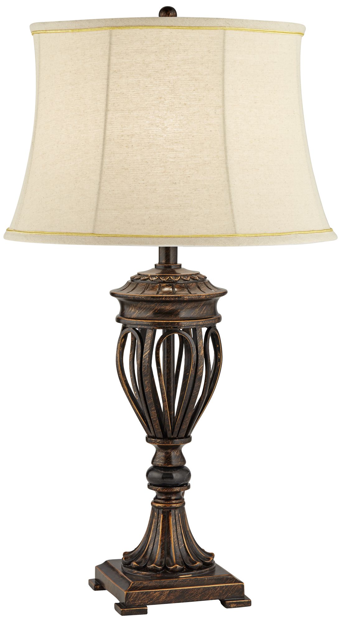 Traditional Bronze Open Urn Base Table Lamp T8586 Lamps Plus