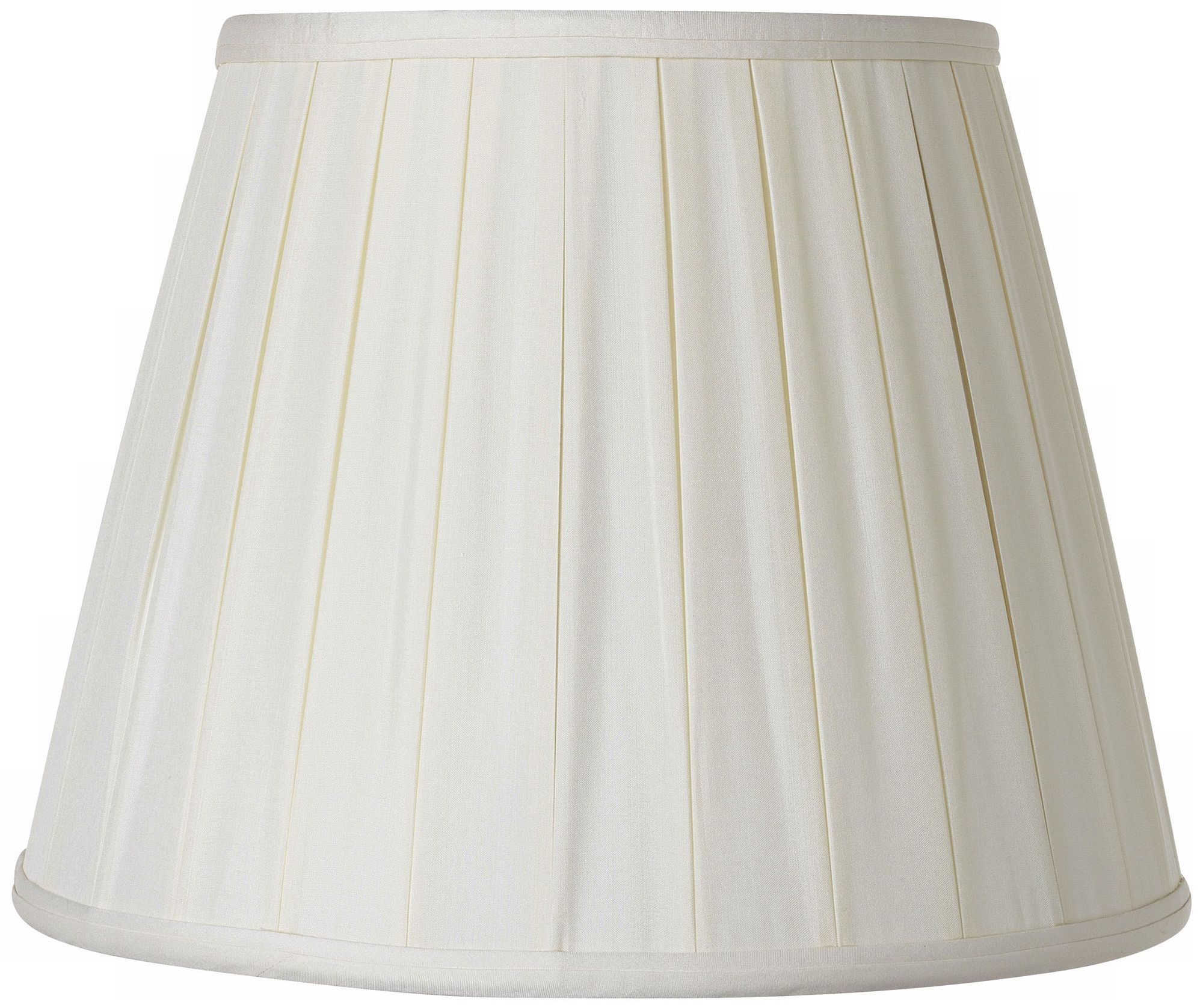 Pleated Oyster Silk Empire Lamp Shade 6x10x8 (Spider) V1754 Lamps Plus