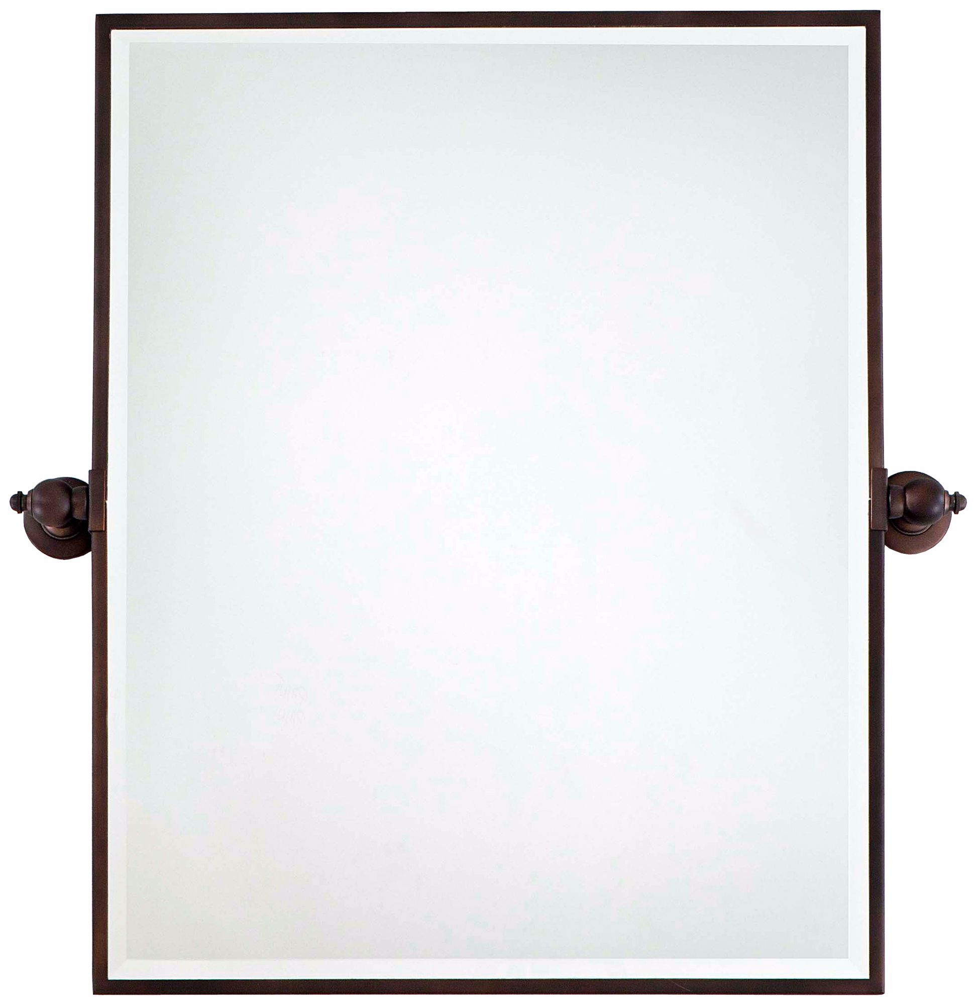 Minka 30" High XL Dark Brushed Bronze Bathroom Wall Mirror V2155