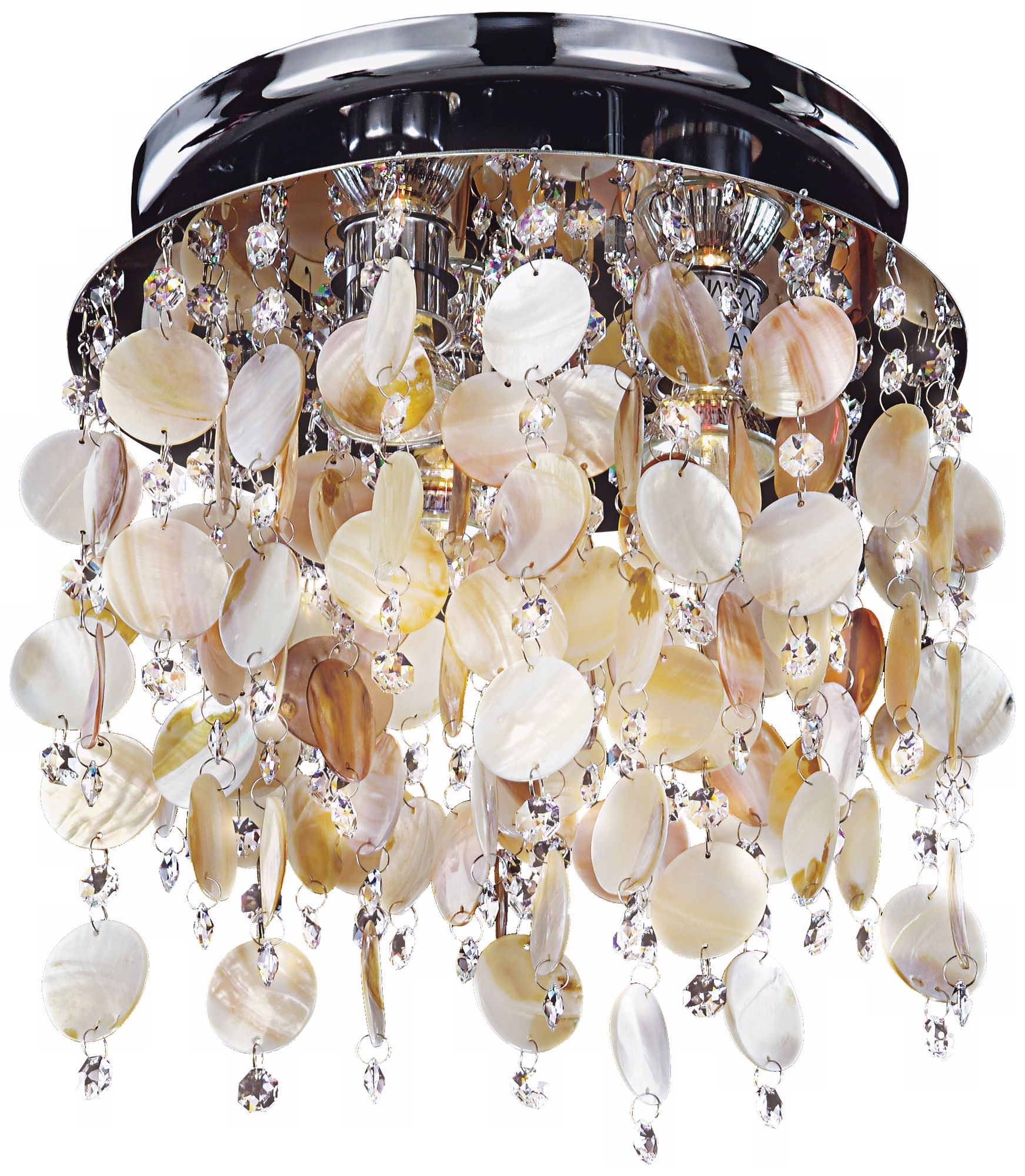 Seaside Dreams Clear Crystal 11 1/2" Wide Ceiling Light W4035