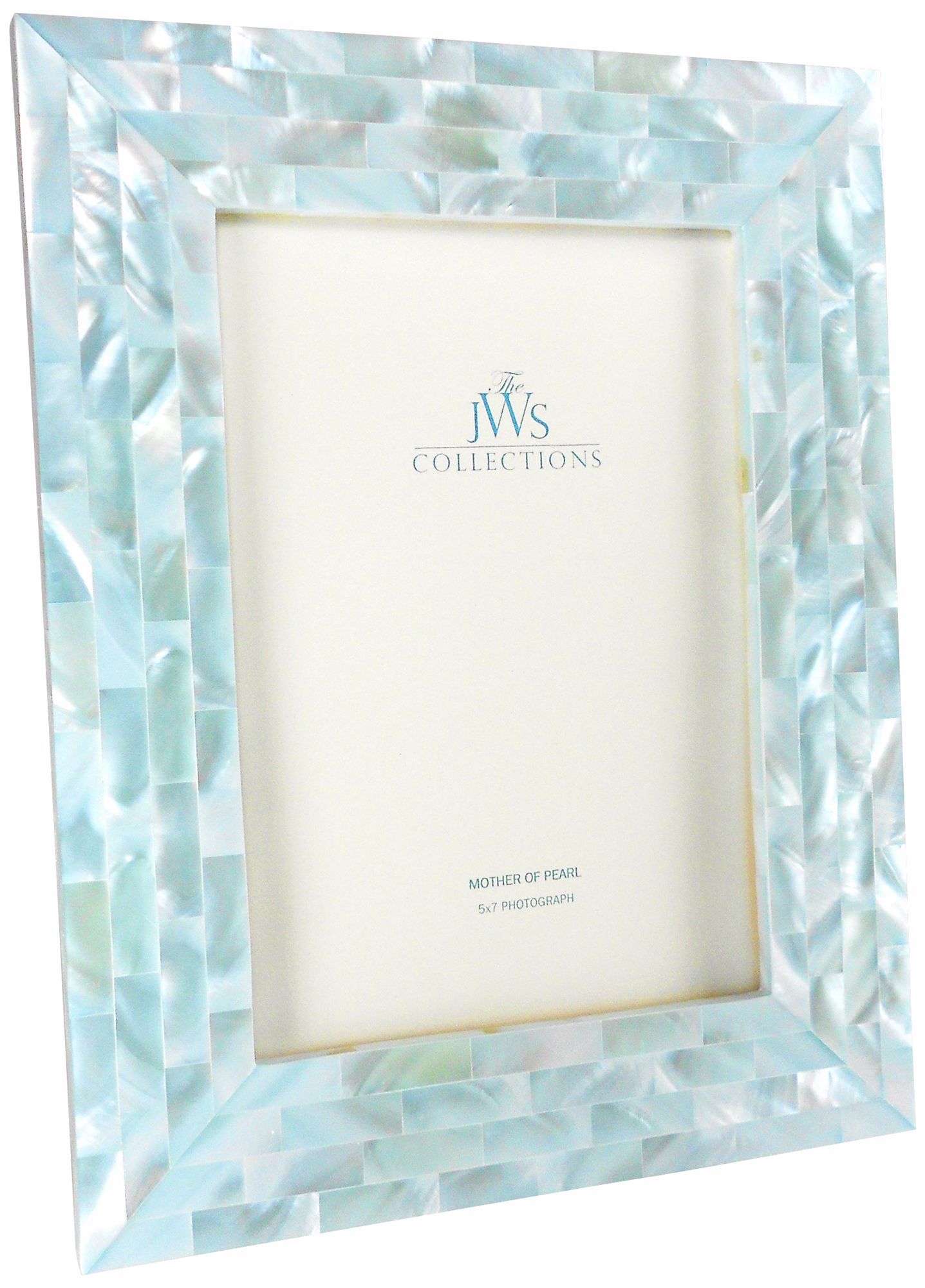 Blue Mother of Pearl 5x7 Frame W4967 Lamps Plus