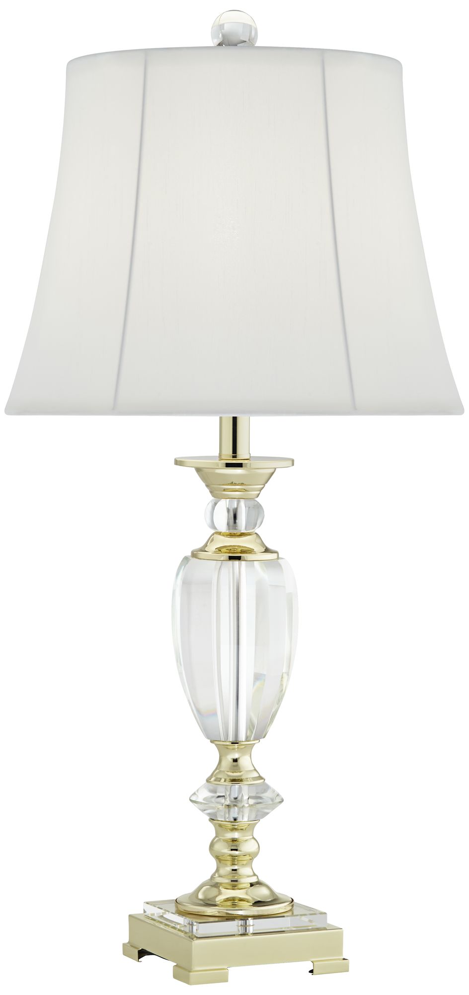 Vienna Full Spectrum Crystal and Brass Table Lamp X4628 Lamps Plus