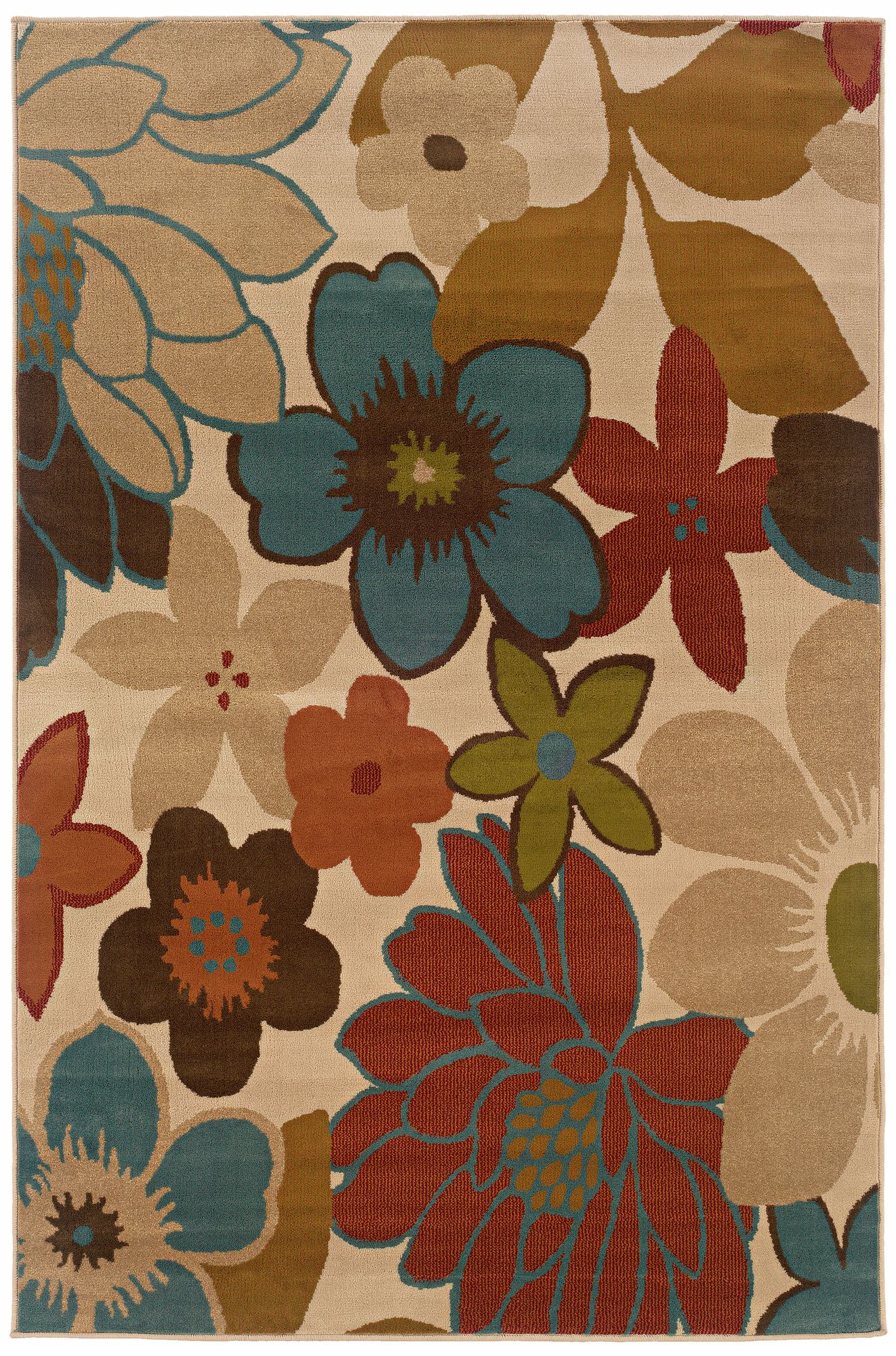 Oriental Weavers Emerson 2040A Floral Area Rug X4952 Lamps Plus