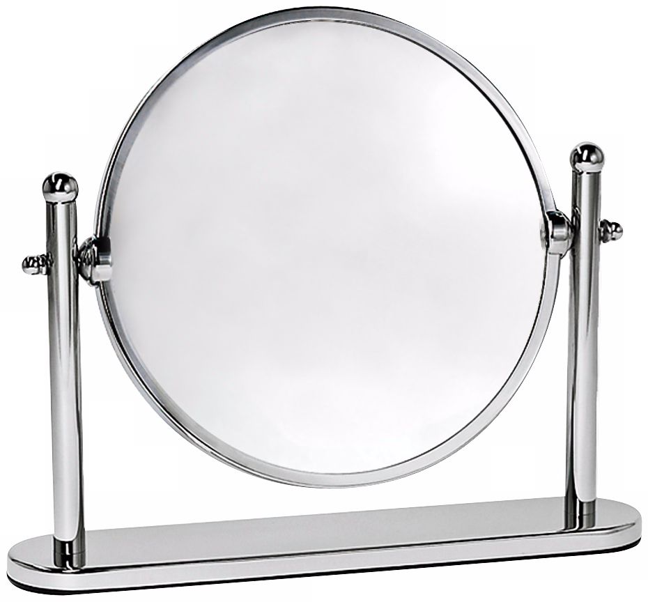 Gatco Premier Chrome 10 1/2" x 8 1/4" Rotating Table Mirror X6703 Lamps Plus