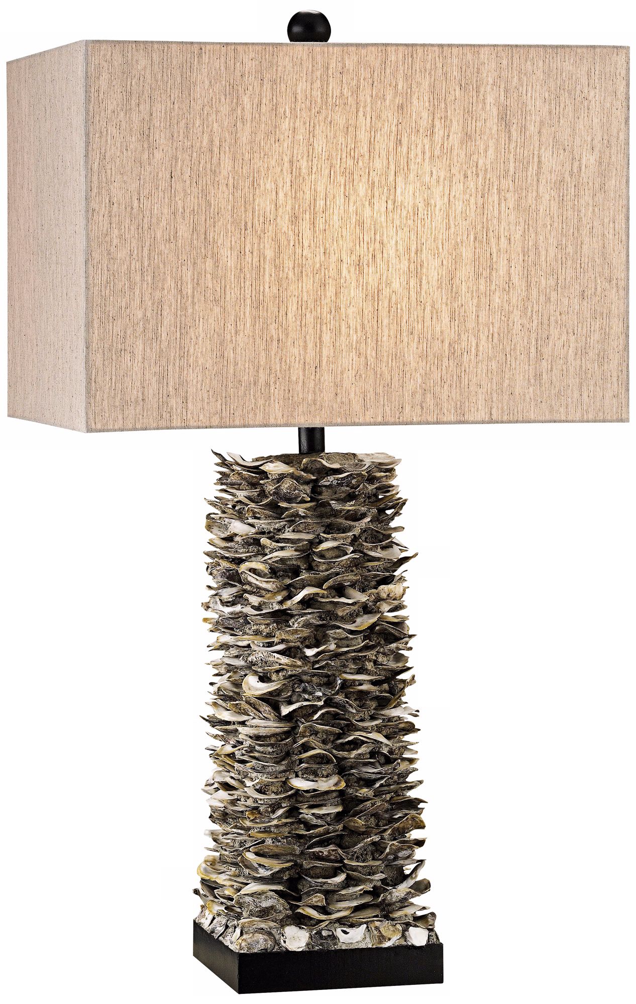 Currey and Company Villamare Oyster Shell Table Lamp Y2328 Lamps Plus
