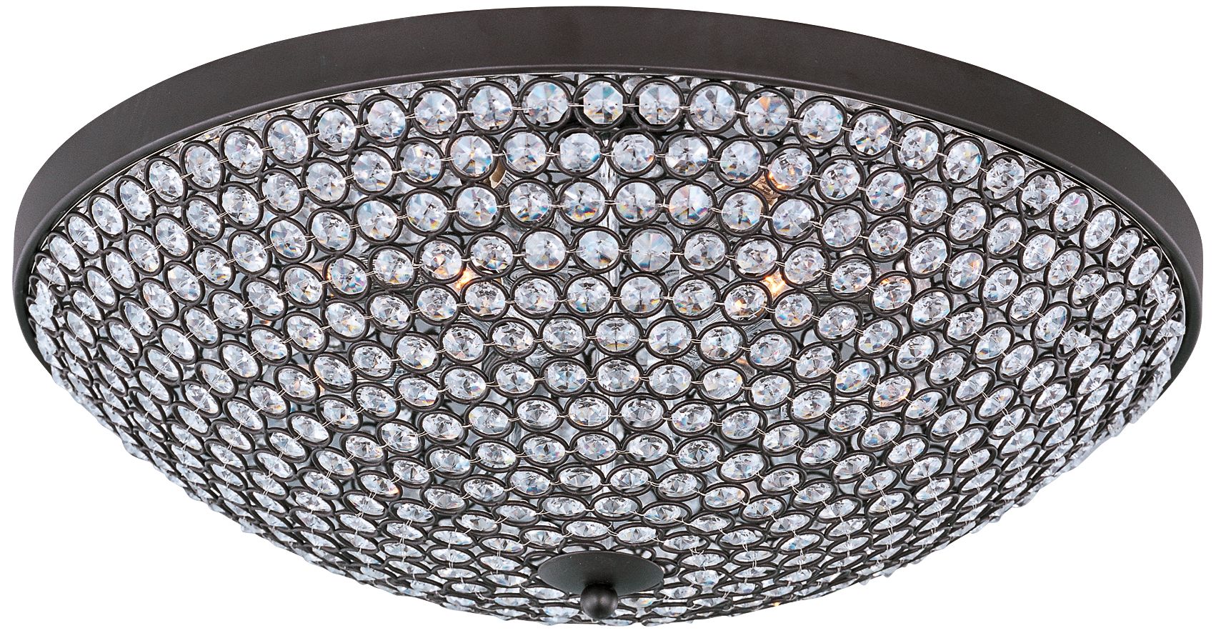 Maxim Glimmer 19" Wide Bronze Ceiling Light Y3885 Lamps Plus