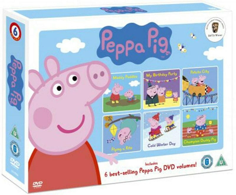 Best Price! 6 Peppa Pig DVD Box Set Just £7.80 Delivered at ebay