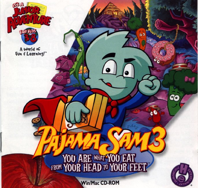 Pajama Sam 3 You Are What You Eat from Your Head to Your Feet Details
