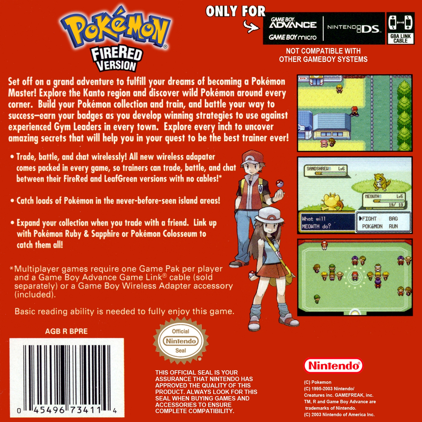 Pokémon FireRed Version Details LaunchBox Games Database