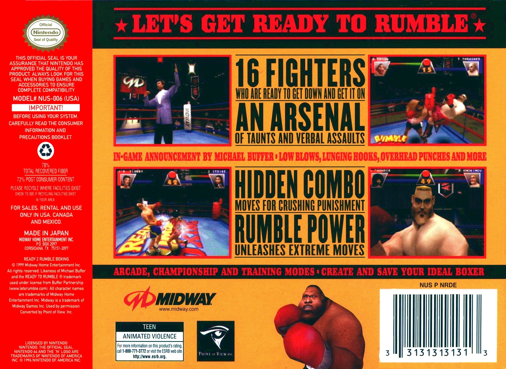 Ready 2 Rumble Boxing Images LaunchBox Games Database