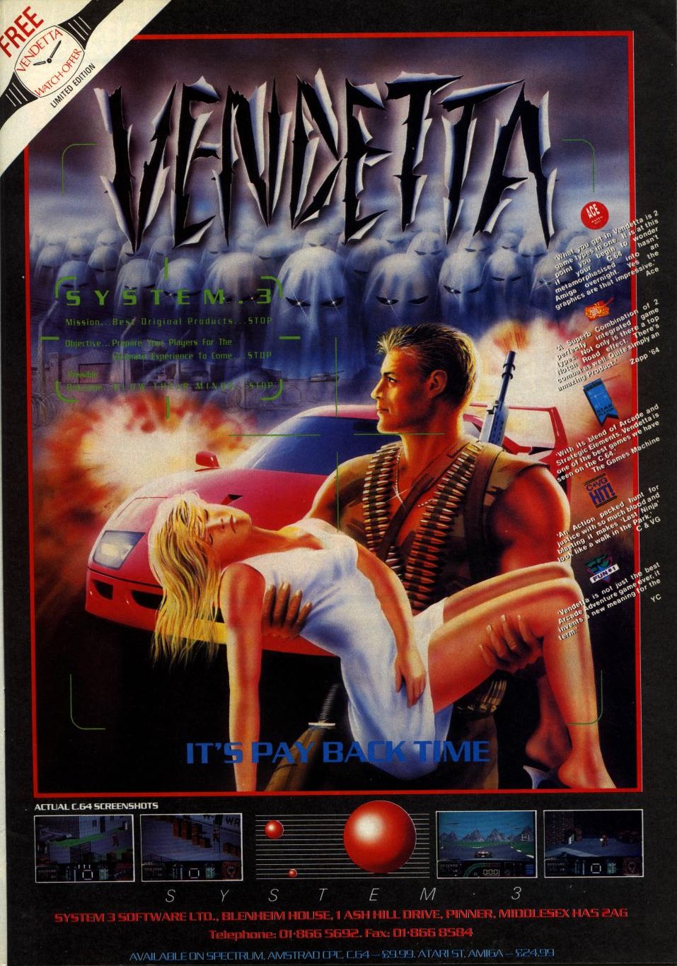 Vendetta (System 3) Details LaunchBox Games Database
