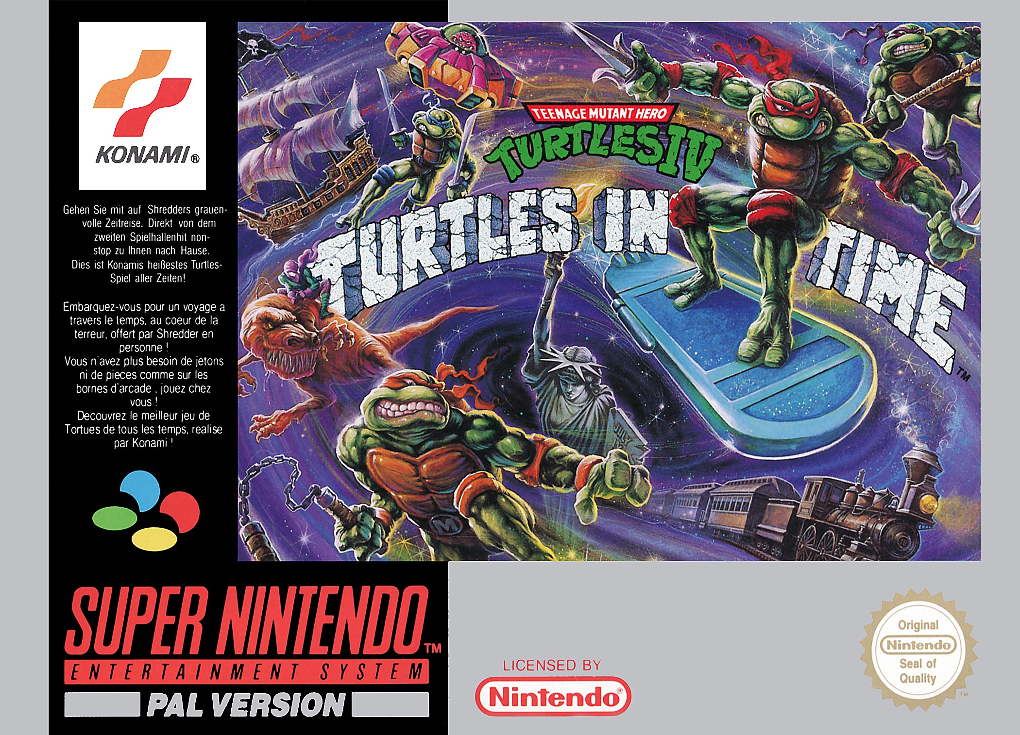 Teenage Mutant Ninja Turtles IV Turtles in Time Details