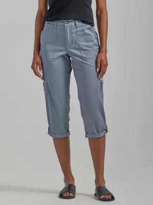 Women's Ultra Lux Comfort with FlextoGo Relaxed Fit Cargo Capri