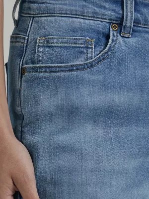 Womens Fleece Lined Relaxed Fit Jeans Straight Leg Lee®