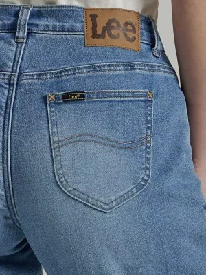 Womens Fleece Lined Relaxed Fit Jeans Straight Leg Lee®