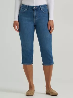 Women's Capris Relaxed Fit Capri Pants Denim Pants Lee®