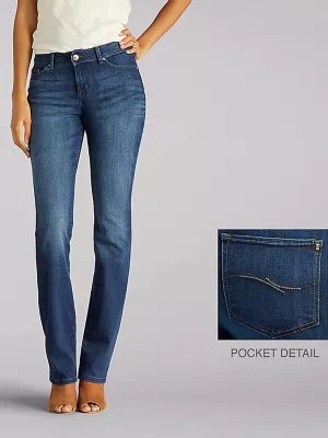 Women's Curvy Fit Bootcut Jean Lee®