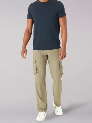 Men's Extreme Comfort Synthetic Cargo Straight Fit Pant Men's Pants