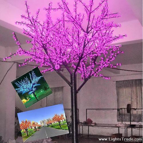 Outdoor colorfull led light tree, led holiday decorative treesShenzhen